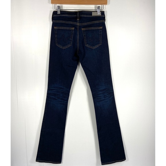 Adriano Goldschmied The Jodi High Rise Slim Flare Dark Blue Denim Jeans Women 25 - Picture 6 of 12